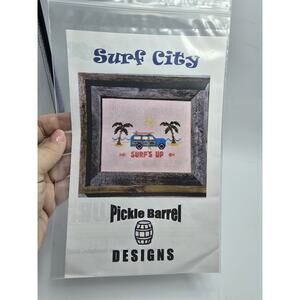 Pickle Barrel Designs Surf City Counted Cross stitch pattern